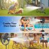 imageDRPREPARE Fan Mister for Outside Magnetic Fan Misting Kit Mist Attachment Portable Misting Cooling System with 164FT Mist Water Hosefor Patio Backyard Garden Terrace Pool Fans Not IncludedMagnetic Misting System