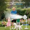 imageDRPREPARE Fan Mister for Outside Magnetic Fan Misting Kit Mist Attachment Portable Misting Cooling System with 164FT Mist Water Hosefor Patio Backyard Garden Terrace Pool Fans Not IncludedStainless Steel Misting System