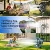 imageDRPREPARE Fan Mister for Outside Magnetic Fan Misting Kit Mist Attachment Portable Misting Cooling System with 164FT Mist Water Hosefor Patio Backyard Garden Terrace Pool Fans Not IncludedStainless Steel Misting System