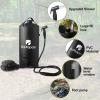 imageDRPREPARE Portable Shower for Camping 45 Gallons Camping Shower Bag Portable Outdoor Shower with Pump for Hiking Climbing Pet Cleaning Car Washing Beach ampamp Emergency4g With Rechargeable Pump