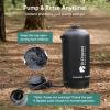 imageDRPREPARE Portable Shower for Camping 45 Gallons Camping Shower Bag Portable Outdoor Shower with Pump for Hiking Climbing Pet Cleaning Car Washing Beach ampamp Emergency5g With Foot Pump