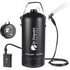 imageDRPREPARE Portable Shower for Camping 45 Gallons Camping Shower Bag Portable Outdoor Shower with Pump for Hiking Climbing Pet Cleaning Car Washing Beach ampamp Emergency5g With Rechargeable Pump