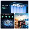imageDRPREPARE 12V 100Ah Trolling Motor LiFePO4 Battery with LCD Meter ampamp 60A Circuit Breaker Kit Group 31 Lithium Iron Phosphate Battery with 100A BMS Lowtemp Protection for Boats RV ATV Trailers12V 100Ah G31 w LED Meter