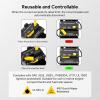 imageDRPREPARE 12V 100Ah Trolling Motor LiFePO4 Battery with LCD Meter ampamp 60A Circuit Breaker Kit Group 31 Lithium Iron Phosphate Battery with 100A BMS Lowtemp Protection for Boats RV ATV Trailers12V 100Ah TM