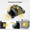 imageDRPREPARE 60Amp Circuit Breaker for Boat Trolling Motor Marine RV ATV Trailer Stereo Audio System Fuse with Manual Reset Switch Waterproof DC 12V48V Surface Mount