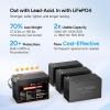 imageDRPREPARE 12V 300Ah LiFePO4 Battery Grade A Cells 3840Wh Rechargeable Lithium Iron Phosphate Battery 200A BMS ampamp Low Temp Cut Off Small Size for RV Solar OffGrid Camping Boat Backup Power12V 300Ah
