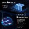 imageDRPREPARE 12V 300Ah LiFePO4 Battery Grade A Cells 3840Wh Rechargeable Lithium Iron Phosphate Battery 200A BMS ampamp Low Temp Cut Off Small Size for RV Solar OffGrid Camping Boat Backup Power12V 100Ah G31 2 Pack