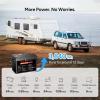 imageDRPREPARE 12V 300Ah LiFePO4 Battery Grade A Cells 3840Wh Rechargeable Lithium Iron Phosphate Battery 200A BMS ampamp Low Temp Cut Off Small Size for RV Solar OffGrid Camping Boat Backup Power12V 300Ah