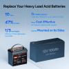 imageDRPREPARE 12V 300Ah LiFePO4 Battery Grade A Cells 3840Wh Rechargeable Lithium Iron Phosphate Battery 200A BMS ampamp Low Temp Cut Off Small Size for RV Solar OffGrid Camping Boat Backup Power12V 100Ah Group 24
