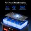 imageDRPREPARE 12V 300Ah LiFePO4 Battery Grade A Cells 3840Wh Rechargeable Lithium Iron Phosphate Battery 200A BMS ampamp Low Temp Cut Off Small Size for RV Solar OffGrid Camping Boat Backup Power12V 100Ah Group 24 2 Pack