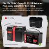imageDRPREPARE Trolling Motor Smart Battery Box Group 242731 Size Marine Battery Box with USB 12V24V Cigarette Lighter ampamp Anderson Ports Power Center for RV Solar Panel Boat Batteries Not Include