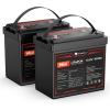12V 100Ah Group 24 (2 Pack)