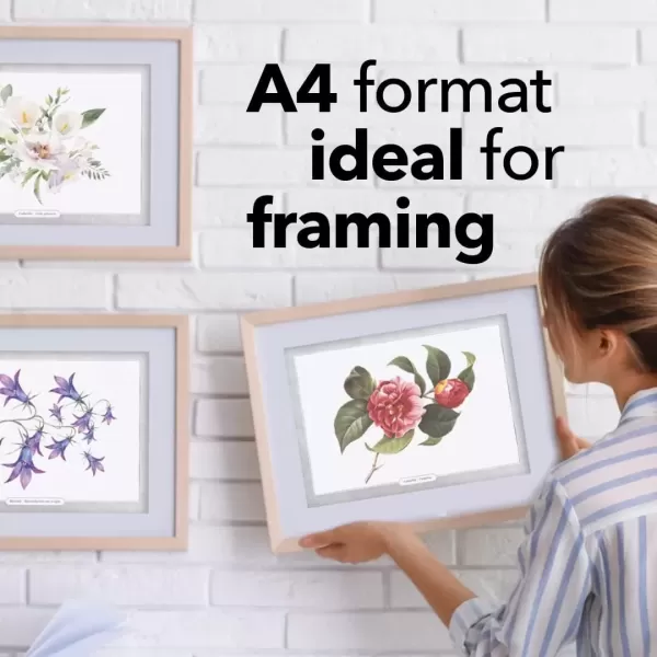 imageCastle Arts Flowers Coloring Book  36 MindfulnessInspiring Gorgeous Blooms Curated by inHouse Artists  with Color Reference Guide  No ShowThru Artist Grade Paper  Frameable Landscape A4 SizeFlowers