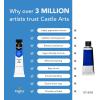 imageCastle Art Supplies 24 X 12ML Oil Paint Set  Great Value Set for Adult Artists Beginners and Advanced  Vibrant Variety of SmoothtoUse Colors  in Impressive Presentation Box with Tutorial NewNew Improved Formula
