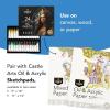 imageCastle Art Supplies 24 X 12ML Oil Paint Set  Great Value Set for Adult Artists Beginners and Advanced  Vibrant Variety of SmoothtoUse Colors  in Impressive Presentation Box with Tutorial NewNew Improved Formula