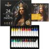 imageCastle Art Supplies 24 X 12ML Oil Paint Set  Great Value Set for Adult Artists Beginners and Advanced  Vibrant Variety of SmoothtoUse Colors  in Impressive Presentation Box with Tutorial NewNew Improved Formula