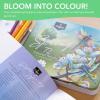 image:imageCastle Art Supplies Spring Coloring Book  72 Springtime Illustrations Curated by Artists with Color Reference Guide  No BleedThrough ArtistGrade Paper  Landscape A4 Size  Seasons Collection