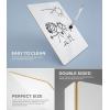 imageNicpro 6 Pack Dry Erase Lap Board Kid Double Sided Small Whiteboard 9 x 12 inches with 18 Pens and 6 Erasers Learning Mini White Board Portable Bulk School Supplies for Student and Classroom Use26 PACK