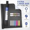 imageNicpro Chalkboard Contact Paper Roll 177quot X 787quot 65 Feet Self Adhesive Vinyl Paper Blackboard Wallpaper Chalk Paper Wall Decal Sticker with 1 Marker ampamp 5 Chalk for Home Office School Kitchen2 Pack