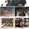 imageNicpro Chalkboard Contact Paper Roll 177quot X 787quot 65 Feet Self Adhesive Vinyl Paper Blackboard Wallpaper Chalk Paper Wall Decal Sticker with 1 Marker ampamp 5 Chalk for Home Office School Kitchen2 Pack
