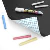 imageNicpro Chalkboard Contact Paper Roll 177quot X 787quot 65 Feet Self Adhesive Vinyl Paper Blackboard Wallpaper Chalk Paper Wall Decal Sticker with 1 Marker ampamp 5 Chalk for Home Office School Kitchen1 PACK