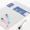 imageNicpro Dry Erase Lap Board 9 x 12 inches 2 Pack Ruled Kid Double Sided Blank ampamp Lined Small Lapboard with 8 Pens 2 Eraser Learning Mini Whiteboard Portable for Student and Classroom UseWhite