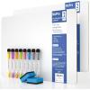 imageNicpro Dry Erase Lap Board 9 x 12 inches 2 Pack Ruled Kid Double Sided Blank ampamp Lined Small Lapboard with 8 Pens 2 Eraser Learning Mini Whiteboard Portable for Student and Classroom UseWhite