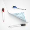imageNicpro Dry Erase Whiteboard Sticker Wall Decal 177quot X 787quot65 ft SelfAdhesive White Board Peel Stick Paper to Do List with 3 Color WaterBased Pens for School Office Home Kids Drawing79W x 177H