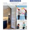 imageNicpro Dry Erase Whiteboard Sticker Wall Decal 177quot X 787quot65 ft SelfAdhesive White Board Peel Stick Paper to Do List with 3 Color WaterBased Pens for School Office Home Kids Drawing2 PACK
