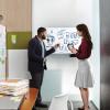 imageNicpro Dry Erase Whiteboard Sticker Wall Decal 177quot X 787quot65 ft SelfAdhesive White Board Peel Stick Paper to Do List with 3 Color WaterBased Pens for School Office Home Kids Drawing79W x 177H