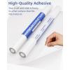 imageNicpro Dry Erase Whiteboard Sticker Wall Decal 177quot X 787quot65 ft SelfAdhesive White Board Peel Stick Paper to Do List with 3 Color WaterBased Pens for School Office Home Kids Drawing2 PACK