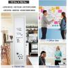 imageNicpro Dry Erase Whiteboard Sticker Wall Decal 177quot X 787quot65 ft SelfAdhesive White Board Peel Stick Paper to Do List with 3 Color WaterBased Pens for School Office Home Kids Drawing79W x 177H