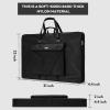 imageNicpro Large Art Portfolio Bag 35 x 43 Inches Waterproof Nylon Artist Storage Case with Shoulder Strap Storage Carrying Bag for Professional Artwork Sketch Drawing Canvas Photography Poster23 x 31 inches