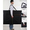 imageNicpro Light Weight Art Portfolio Bag 20x26 Black Art Canvas Portfolio Case with Detachable Shoulder Strap Leather Corners Carrying Storage Case for Artwork Poster Sketching and Drawing32 x 42 inches