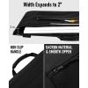 imageNicpro Light Weight Art Portfolio Bag 20x26 Black Art Canvas Portfolio Case with Detachable Shoulder Strap Leather Corners Carrying Storage Case for Artwork Poster Sketching and Drawing18 x 24 inches