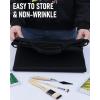 imageNicpro Light Weight Art Portfolio Bag 20x26 Black Art Canvas Portfolio Case with Detachable Shoulder Strap Leather Corners Carrying Storage Case for Artwork Poster Sketching and Drawing32 x 42 inches