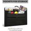 imageNicpro Light Weight Art Portfolio Bag 20x26 Black Art Canvas Portfolio Case with Detachable Shoulder Strap Leather Corners Carrying Storage Case for Artwork Poster Sketching and Drawing32 x 42 inches