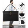 imageNicpro Light Weight Art Portfolio Bag 20x26 Black Art Canvas Portfolio Case with Detachable Shoulder Strap Leather Corners Carrying Storage Case for Artwork Poster Sketching and Drawing18 x 24 inches