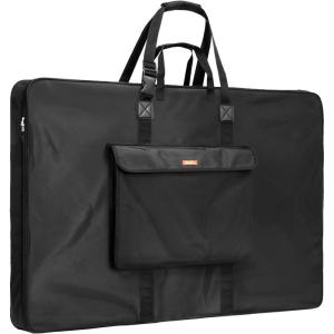 imageNicpro Large Art Portfolio Bag 35 x 43 Inches Waterproof Nylon Artist Storage Case with Shoulder Strap Storage Carrying Bag for Professional Artwork Sketch Drawing Canvas Photography Poster35 x 43 inches