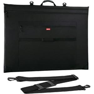imageNicpro Light Weight Art Portfolio Bag 20x26 Black Art Canvas Portfolio Case with Detachable Shoulder Strap Leather Corners Carrying Storage Case for Artwork Poster Sketching and Drawing32 x 42 inches