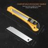 imageNicpro 10 PCS Utility Knife Set 18 mm Retractable Box Cutters Bulk Razor Knife for Heavy Duty Office Home Arts Crafts Hobby18 mm