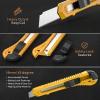 imageNicpro 10 PCS Utility Knife Set 18 mm Retractable Box Cutters Bulk Razor Knife for Heavy Duty Office Home Arts Crafts Hobby18 mm