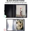 imageNicpro 11x14quot Art Portfolio Folder 30 Pockets Display 60 Pages Art Painting Portfolio Binder with Clear Plastic Sleeves Presentation Storage Book for Kids ampamp Artists Artwork Drawing  Black18x24
