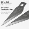 imageNicpro 120 PCS Hobby Blades Set SK5 Utility 11 Art Blades Refill Cutting Tool with Storage Case for Craft Hobby Scrapbooking Stencil11 240pcs