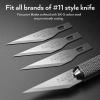 imageNicpro 120 PCS Hobby Blades Set SK5 Utility 11 Art Blades Refill Cutting Tool with Storage Case for Craft Hobby Scrapbooking Stencil11 240pcs