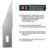 imageNicpro 120 PCS Hobby Blades Set SK5 Utility 11 Art Blades Refill Cutting Tool with Storage Case for Craft Hobby Scrapbooking Stencil2
