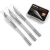 imageNicpro 123 PCS Hobby Knife Set 3 PCS Carving Craft Knife with 120 PCS SK5 Utility 11 Art Blades Refill Precision Cutter Craft Kit for Leather Art Scrapbooking Foam Clay Carving Scalpel