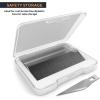 imageNicpro 123 PCS Hobby Knife Set 3 PCS Carving Craft Knife with 120 PCS SK5 Utility 11 Art Blades Refill Precision Cutter Craft Kit for Leather Art Scrapbooking Foam Clay Carving Scalpel