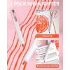 imageNicpro 13Pack Pastel Gel Ink Pen Set with Case Cute Retractable 05mm Fine Point Pen 12 Pink Pens Black Ink with 1 Highlighter Aesthetic Pens for Student Note TakingWritingOffice Supplies PinkPink