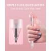 imageNicpro 13Pack Pastel Gel Ink Pen Set with Case Cute Retractable 05mm Fine Point Pen 12 Pink Pens Black Ink with 1 Highlighter Aesthetic Pens for Student Note TakingWritingOffice Supplies PinkPink